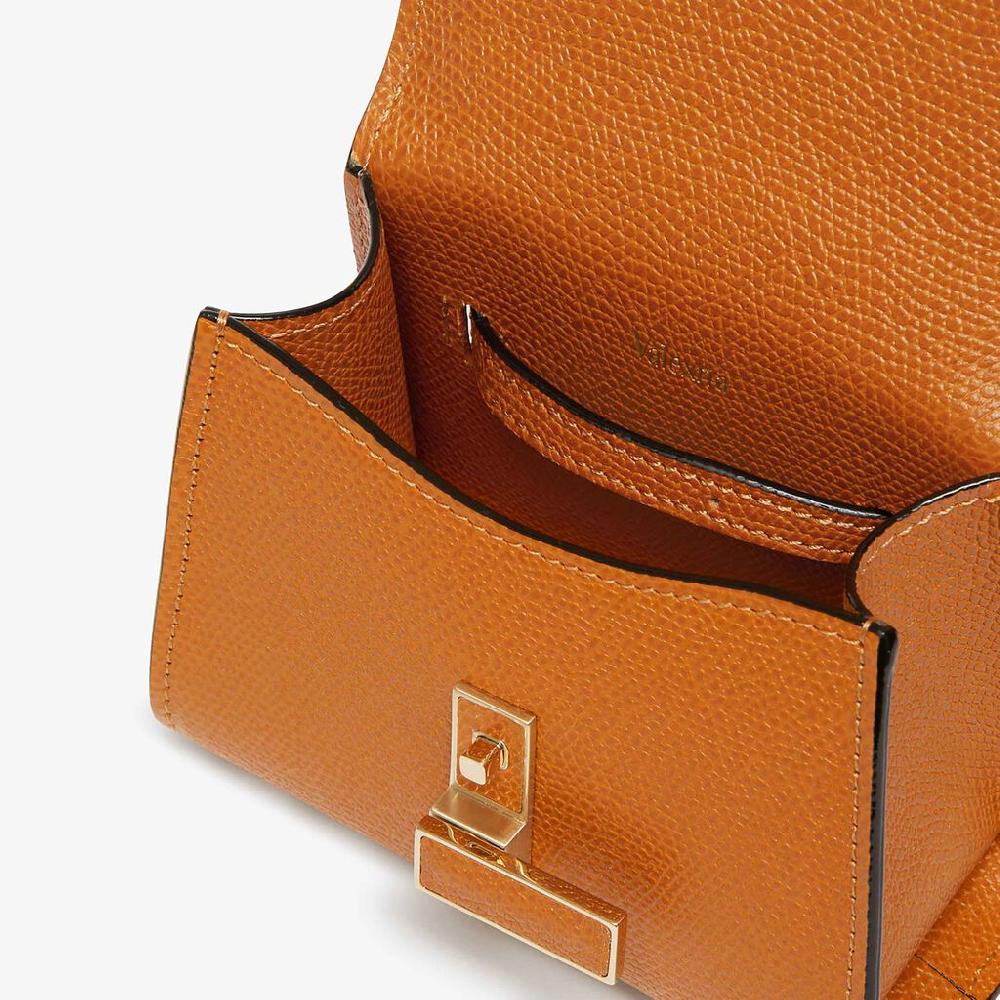 Valextra Borsa cintura in Pelle Marrone con tracolla | Valextra Iside 2025