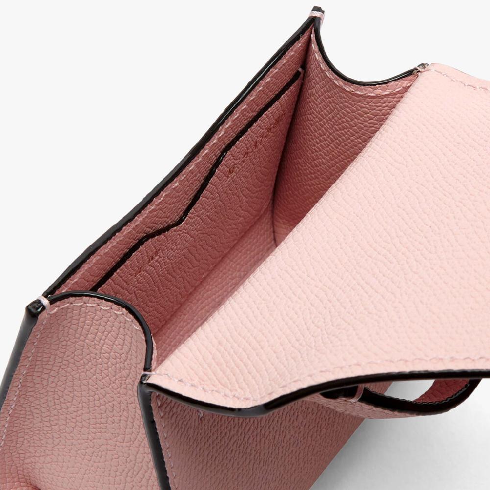 Valextra Borsetta cintura da Donna in Pelle Rosa | Valextra Iside Italy