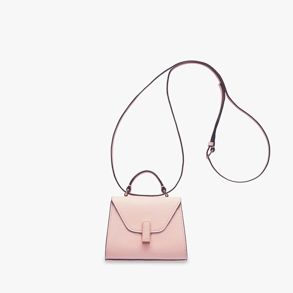 Valextra Borsetta cintura da Donna in Pelle Rosa | Valextra Iside Italy