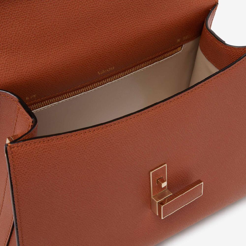 Valextra Borsa a mano da Donna Media in Pelle Marrone | Valextra Iside Fino Al -60%