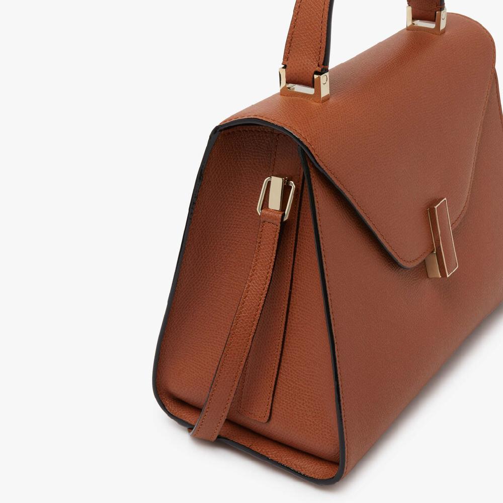 Valextra Borsa a mano da Donna Media in Pelle Marrone | Valextra Iside Fino Al -60%