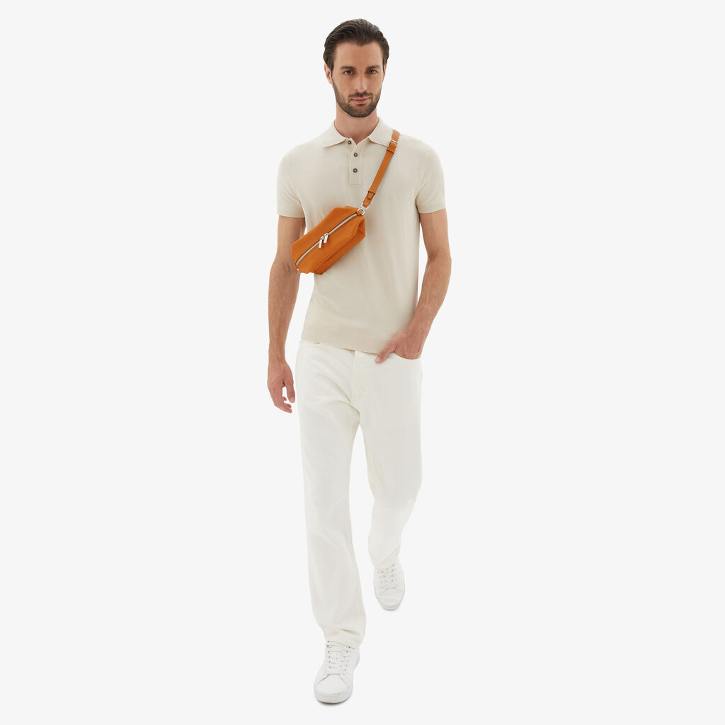 Valextra Borsa Origami Mini da Uomo in Pelle Marrone | Valextra Shopping Online