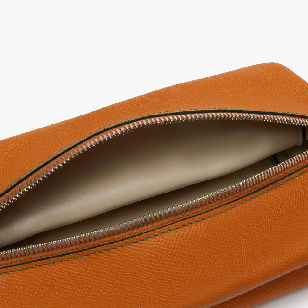 Valextra Borsa Origami Mini da Uomo in Pelle Marrone | Valextra Shopping Online