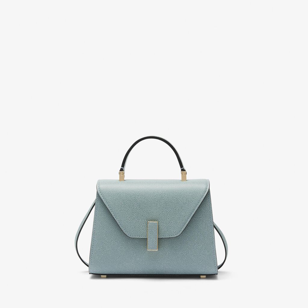Valextra Borsa a mano Micro in Pelle Blu | Valextra Iside