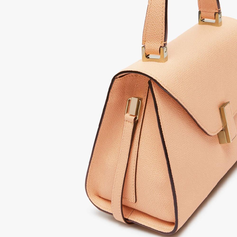 Valextra Borsa a mano Mini in Pelle Rosa Cipria | Valextra Iside Saldi