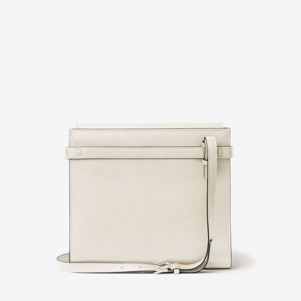Valextra Borsa a tracolla Mini in Pelle Bianca | Valextra Brera Vendita Calda