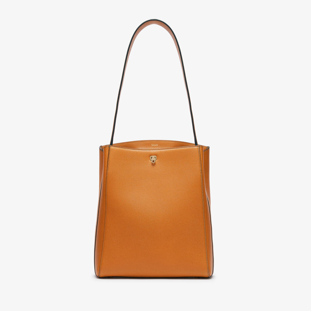 Valextra Borsa a spalla da Donna in Pelle Marrone | Valextra Brera