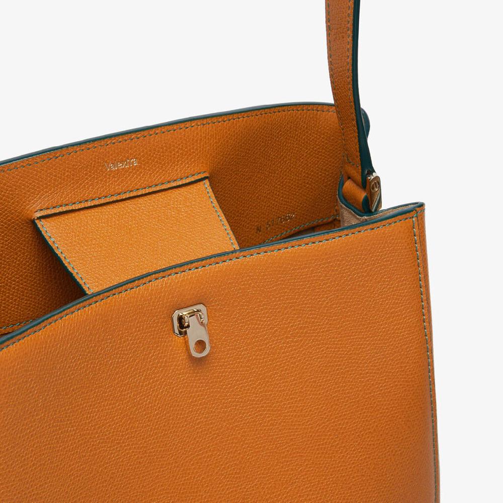Valextra Borsa a spalla da Donna in Pelle Marrone | Valextra Brera Vendita Economica