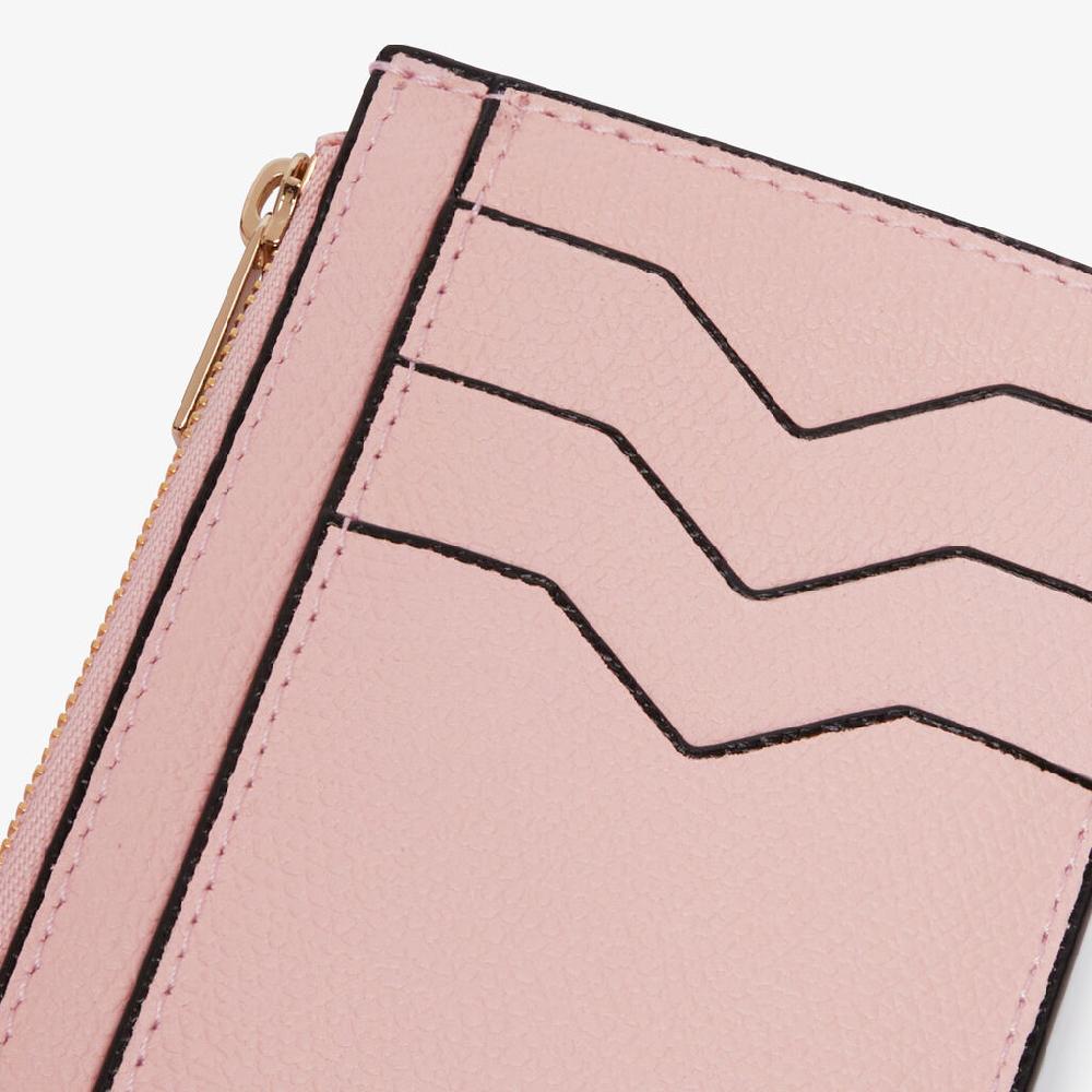Valextra Portamonete compatto da Donna in Pelle Rosa | Valextra Negozio