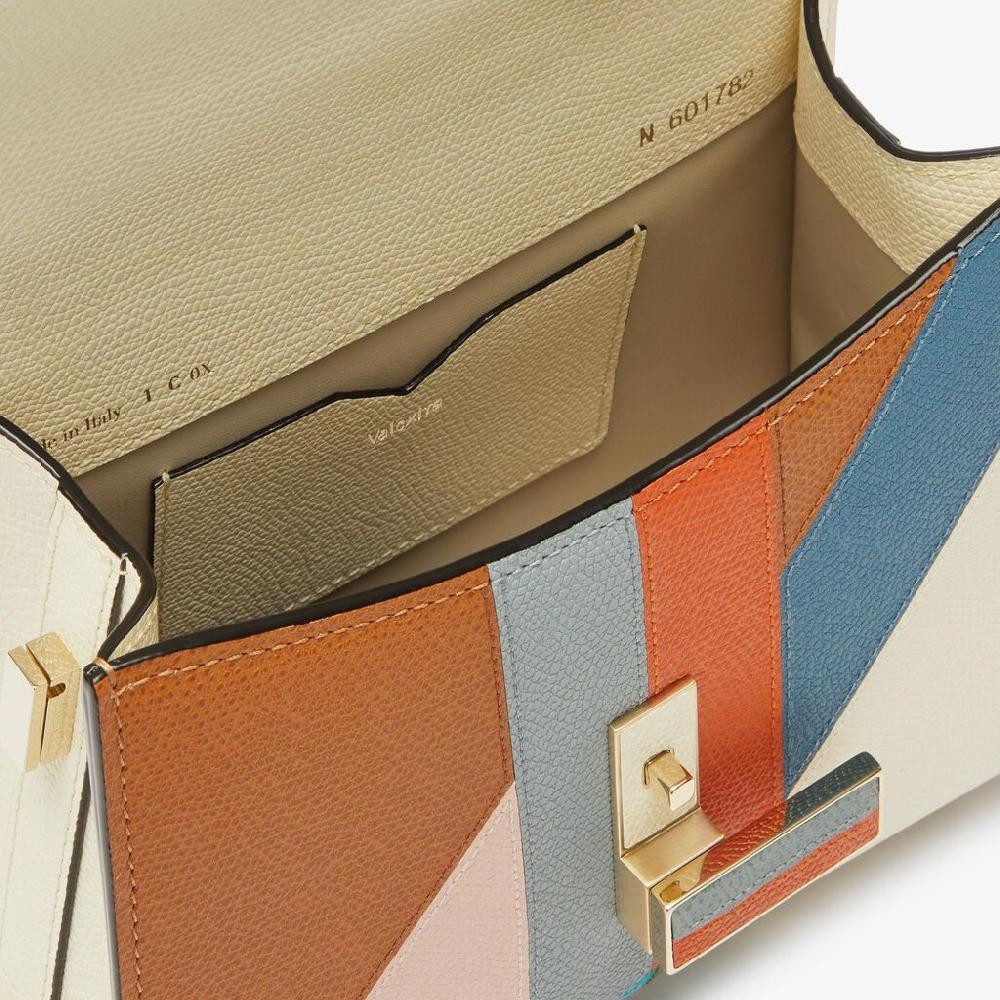 Valextra Borsa a mano da Donna di Lusso in Pelle Multicolore | Valextra Iside Ultimo giorno