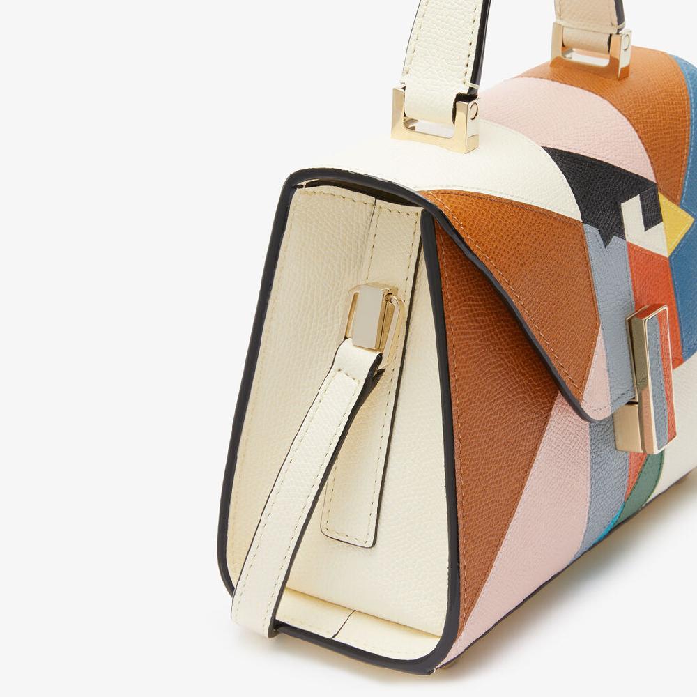 Valextra Borsa a mano da Donna di Lusso in Pelle Multicolore | Valextra Iside Ultimo giorno