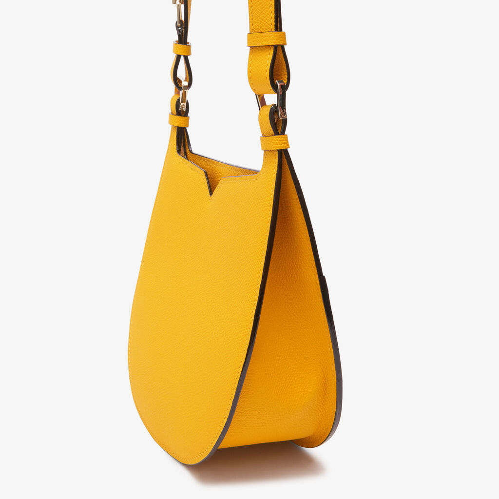 Valextra Borsa weekend Mini da Donna in Pelle Gialla | Valextra Hobo Fino al 55% di sconto