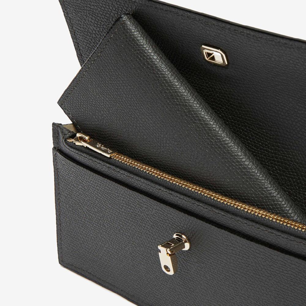 Valextra Portafoglio grande in Pelle Grigia | Valextra Brera 50% di sconto con spedizione gratuita