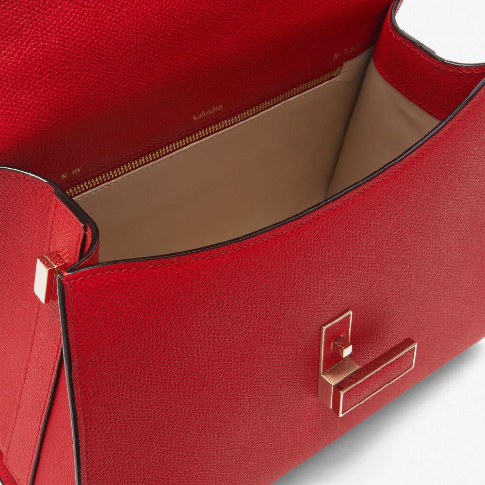 Valextra Borsa a mano Media da Donna in Pelle Rossa | Valextra Iside Sconti questo mese