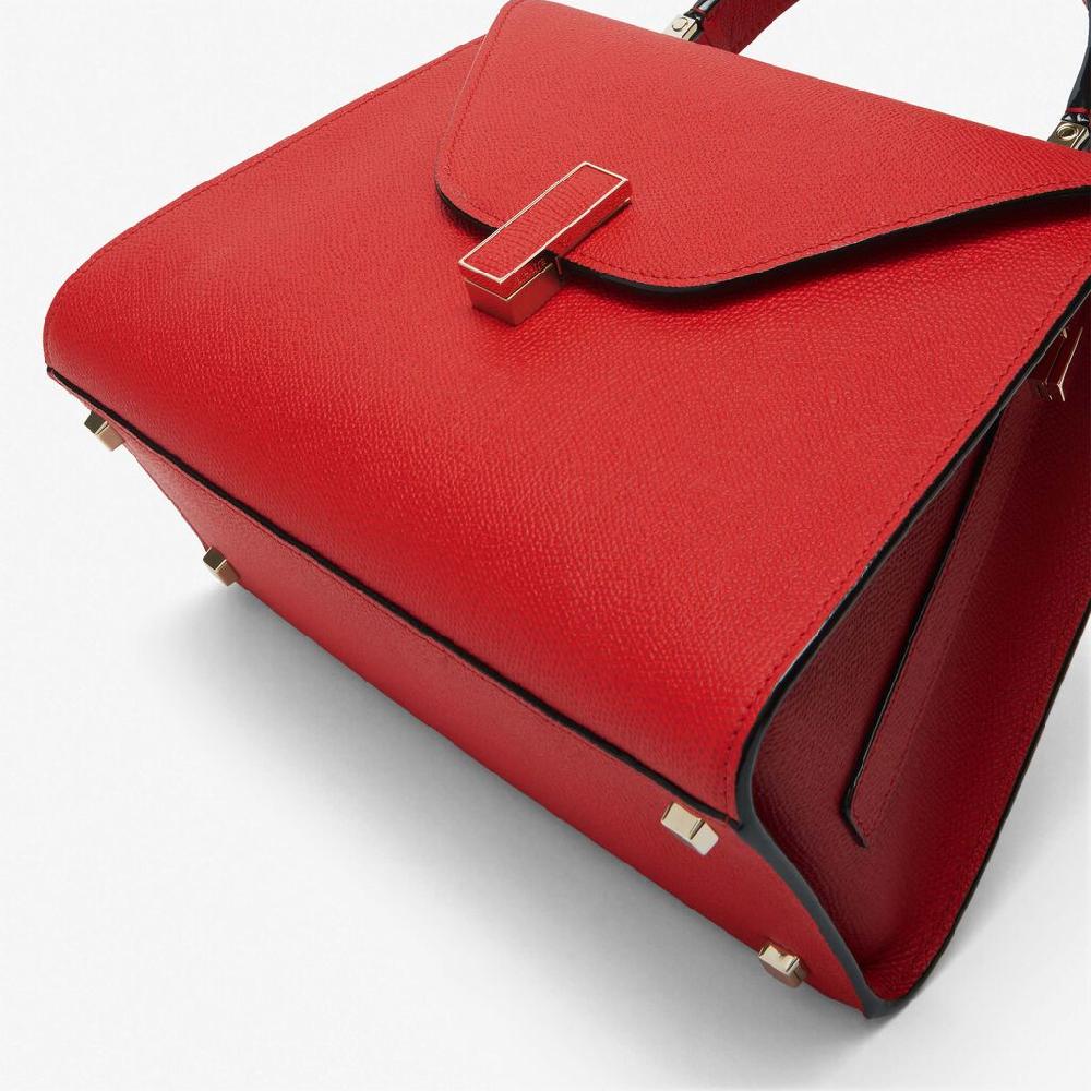 Valextra Borsa a mano Media da Donna in Pelle Rossa | Valextra Iside Sconti questo mese