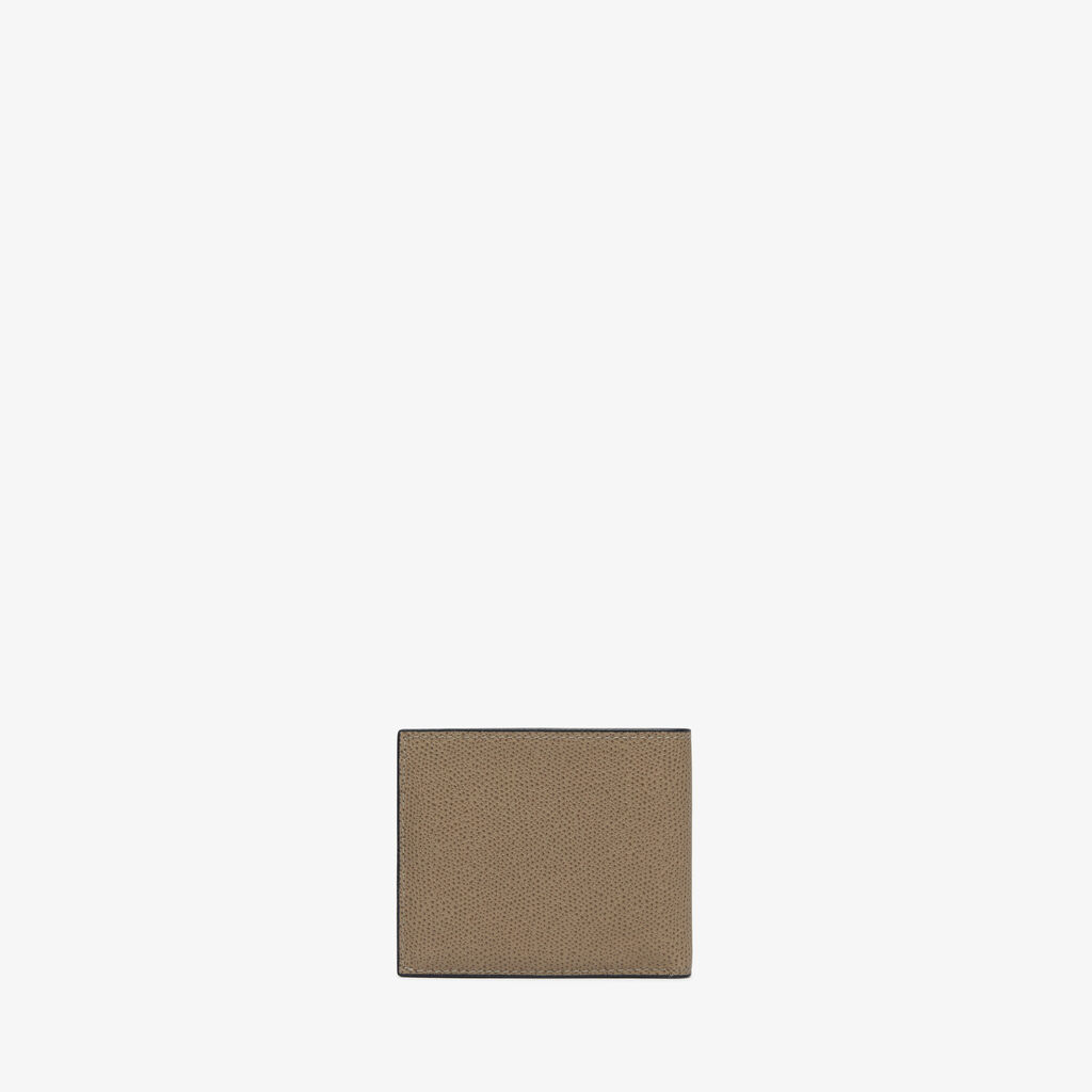 Valextra Portafoglio bifold piccolo in Pelle Marrone Tortora | Valextra Promozione