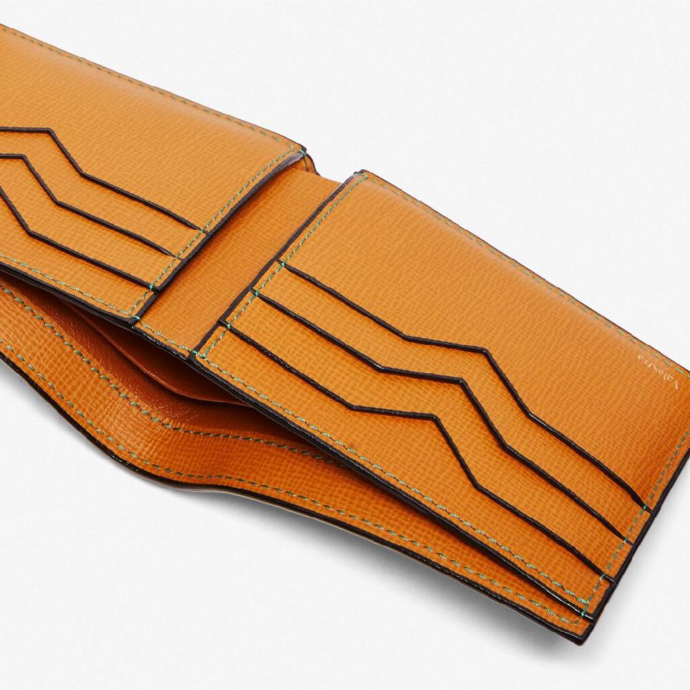 Valextra Portafoglio classico Bifold in Pelle Marrone | Valextra Negozi Online