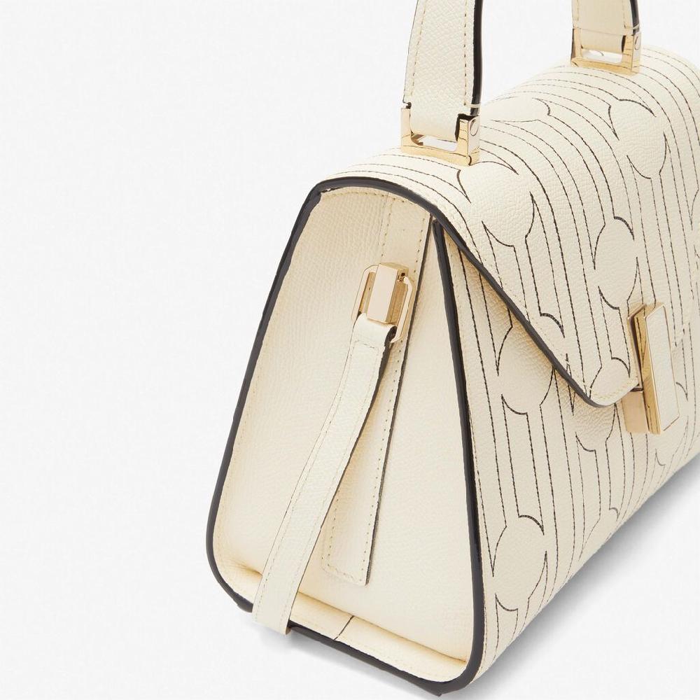 Valextra Borsa a mano Mini da Donna Bianca e Nera | Valextra Iside Sconto