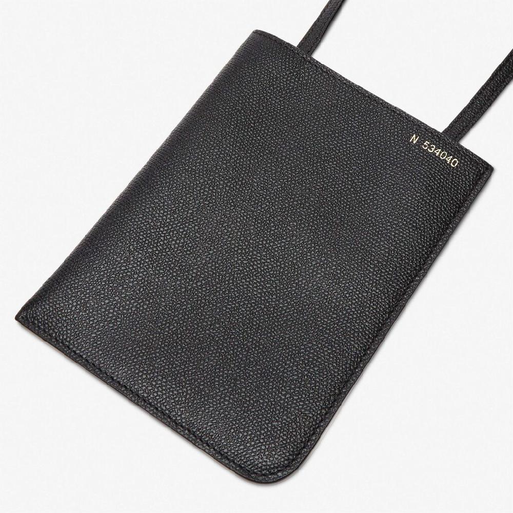 Valextra Portafoglio grande in Pelle Nera | Valextra Soft Offerta