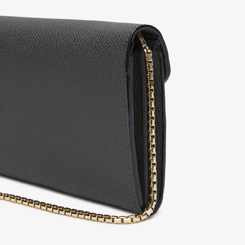 Valextra Portafoglio grande in Pelle Grigia con zip | Valextra Iside In Saldo