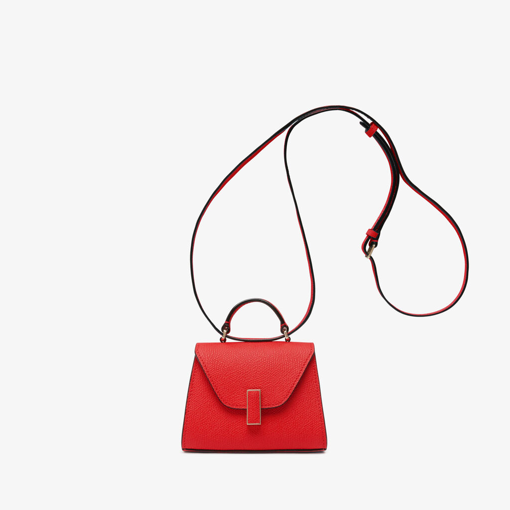 Valextra Borsa cintura da Donna in Pelle Rossa cremisi | Valextra Iside Spedizione gratuita