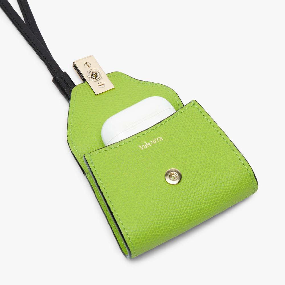 Valextra Charm per borsa da Donna in Pelle Verde | Valextra Iside Sconto di tempo limitato