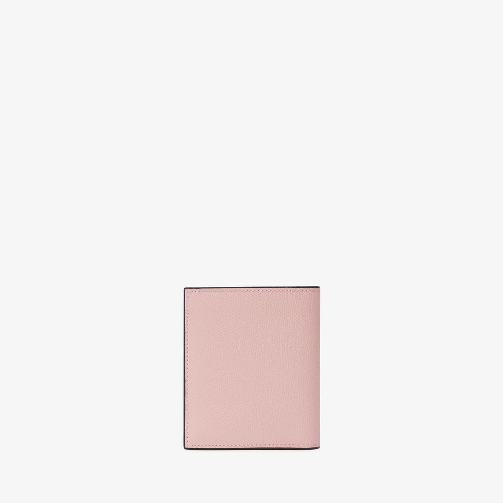 Valextra Portafoglio piccolo da Donna di Lusso in Pelle Rosa | Valextra Grande vendita