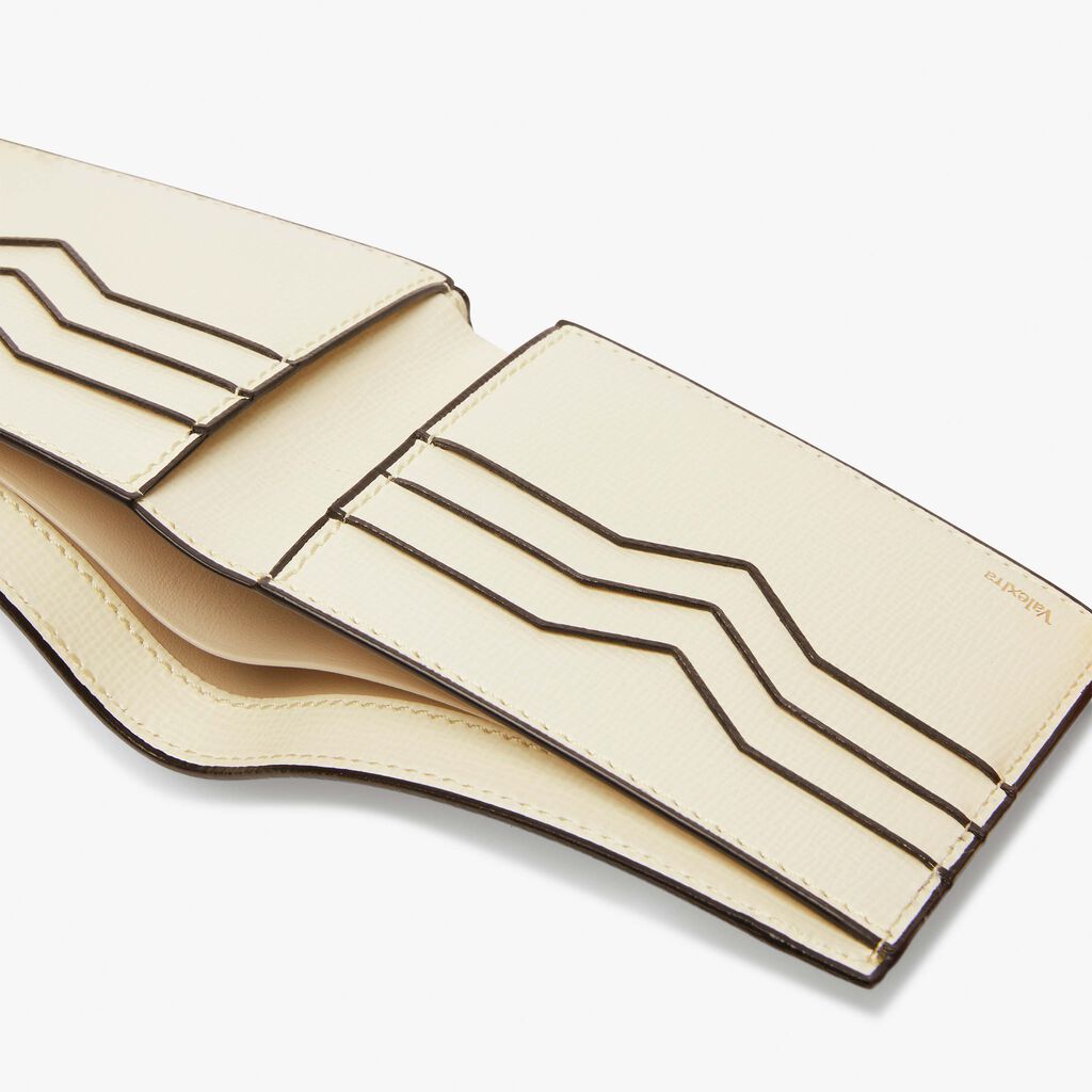 Valextra Portafoglio bifold in Pelle Bianca | Valextra Cyber Monday