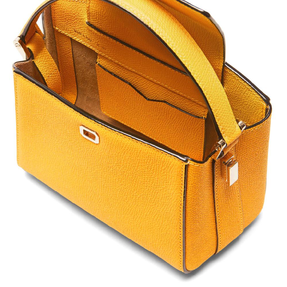 Valextra Borsa a tracolla da Donna in Pelle Gialla | Valextra Brera Grandi sconti
