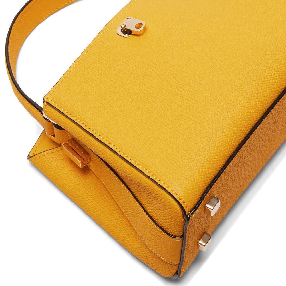 Valextra Borsa a tracolla da Donna in Pelle Gialla | Valextra Brera Grandi sconti