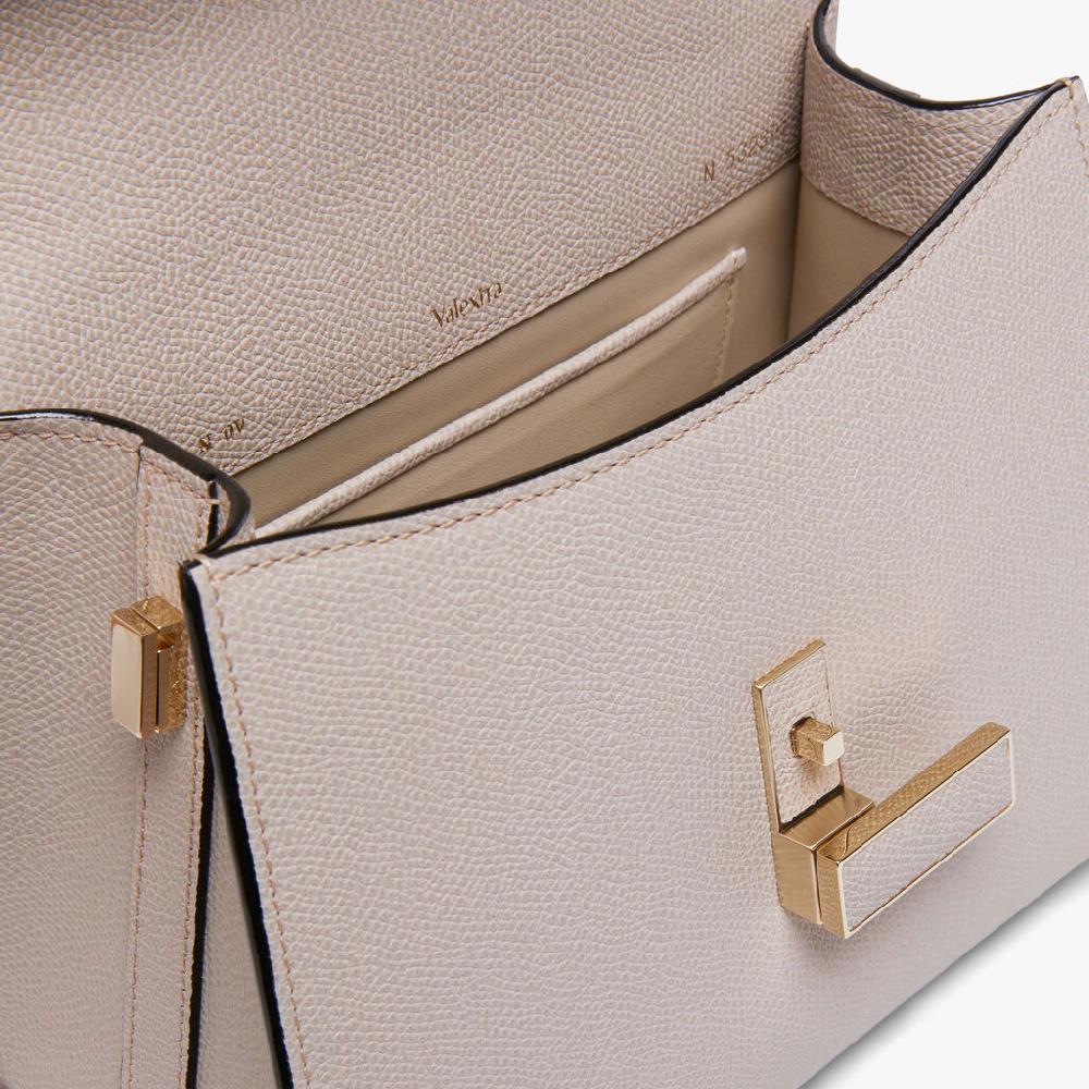 Valextra Borsa a mano raffinata in Pelle Rosa Nude | Valextra Iside Enormi risparmi