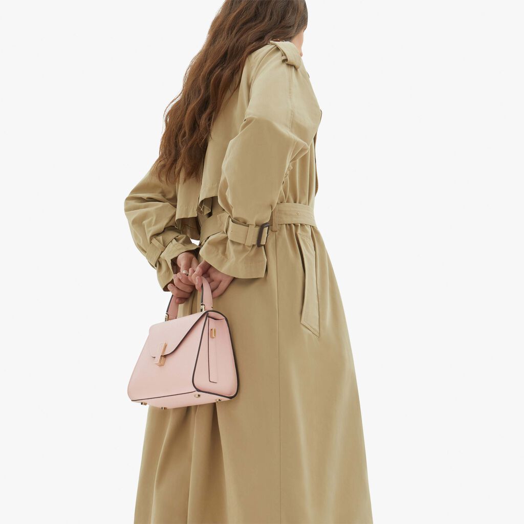 Valextra Borsa a mano Mini in Pelle Rosa | Valextra Iside Sconti VIP