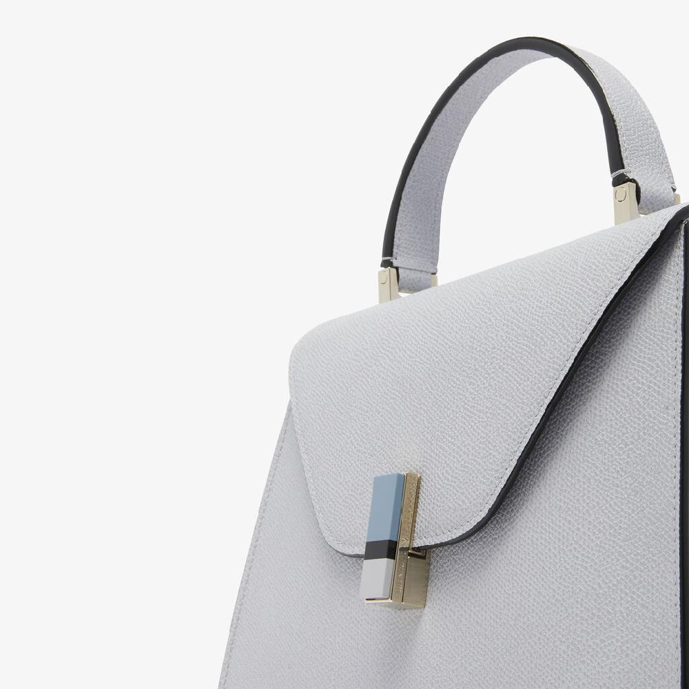 Valextra Borsa a mano da Donna in Pelle Grigia | Valextra Iside Offerta settimanale