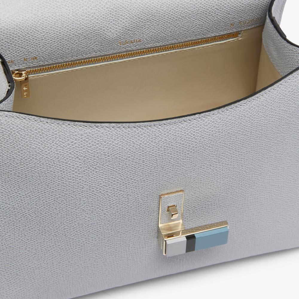 Valextra Borsa a mano da Donna in Pelle Grigia | Valextra Iside Offerta settimanale