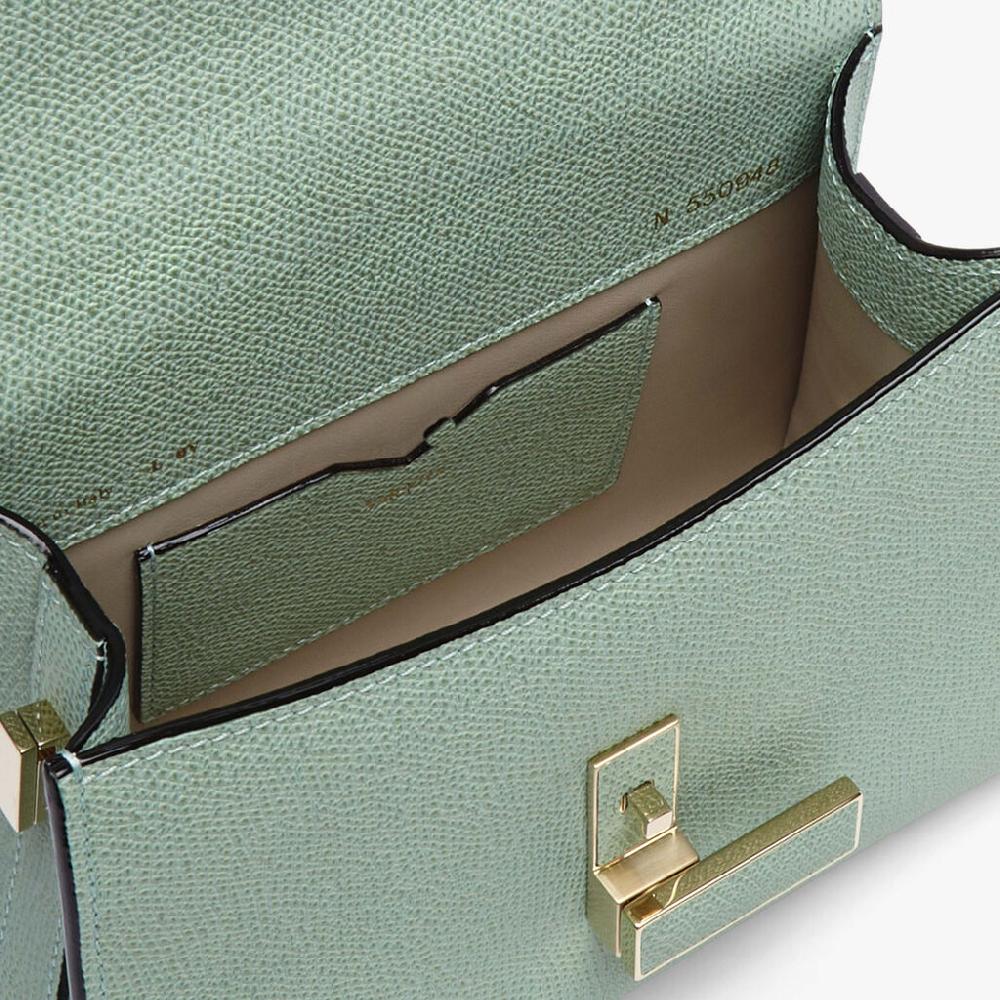 Valextra Borsetta a mano da Donna in Pelle Verde Acqua | Valextra Iside Ultimi tre giorni