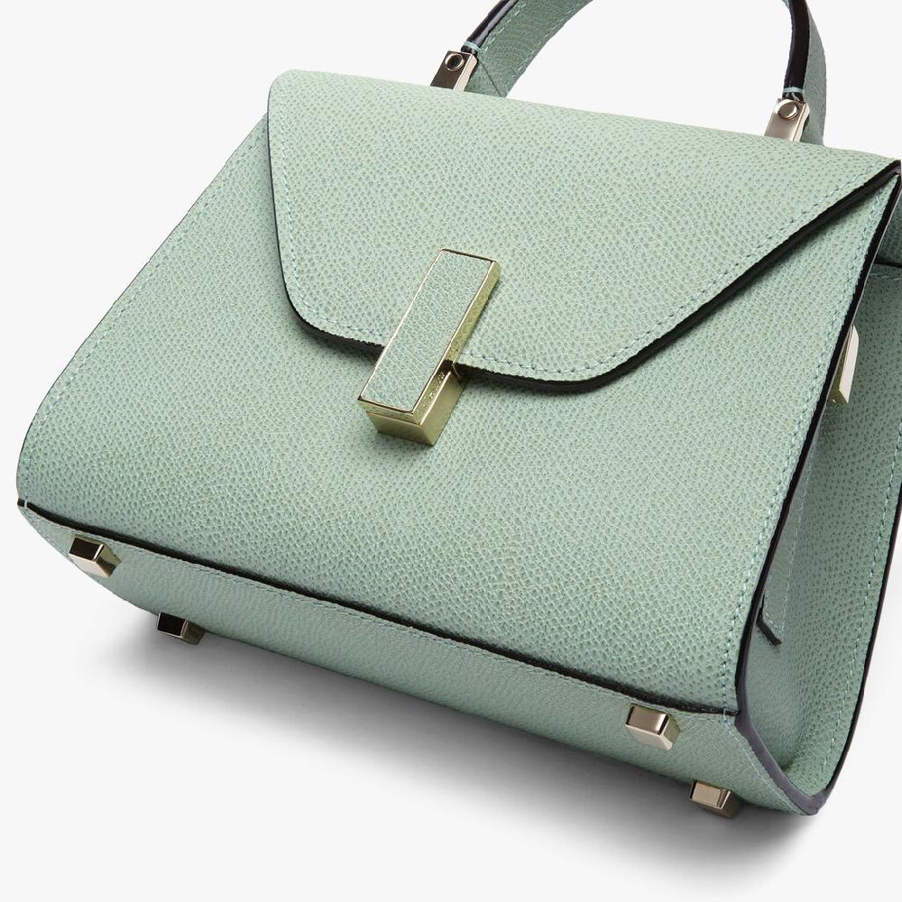 Valextra Borsetta a mano da Donna in Pelle Verde Acqua | Valextra Iside Ultimi tre giorni
