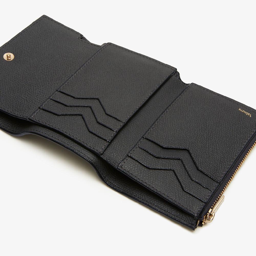 Valextra Portafoglio compatto da Uomo in Pelle Grigia | Valextra Pocket Only for today
