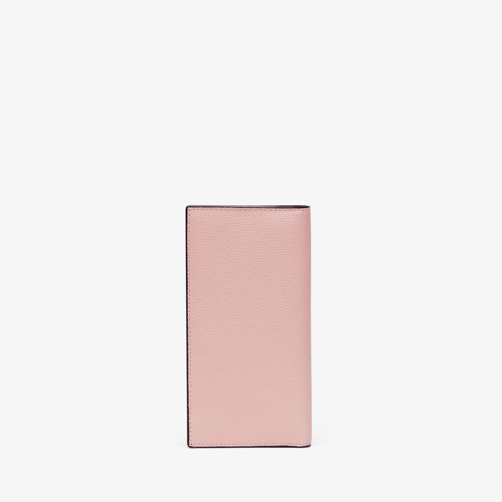 Valextra Portafoglio Bifold in Pelle Rosa con portamonete | Valextra Super sconto