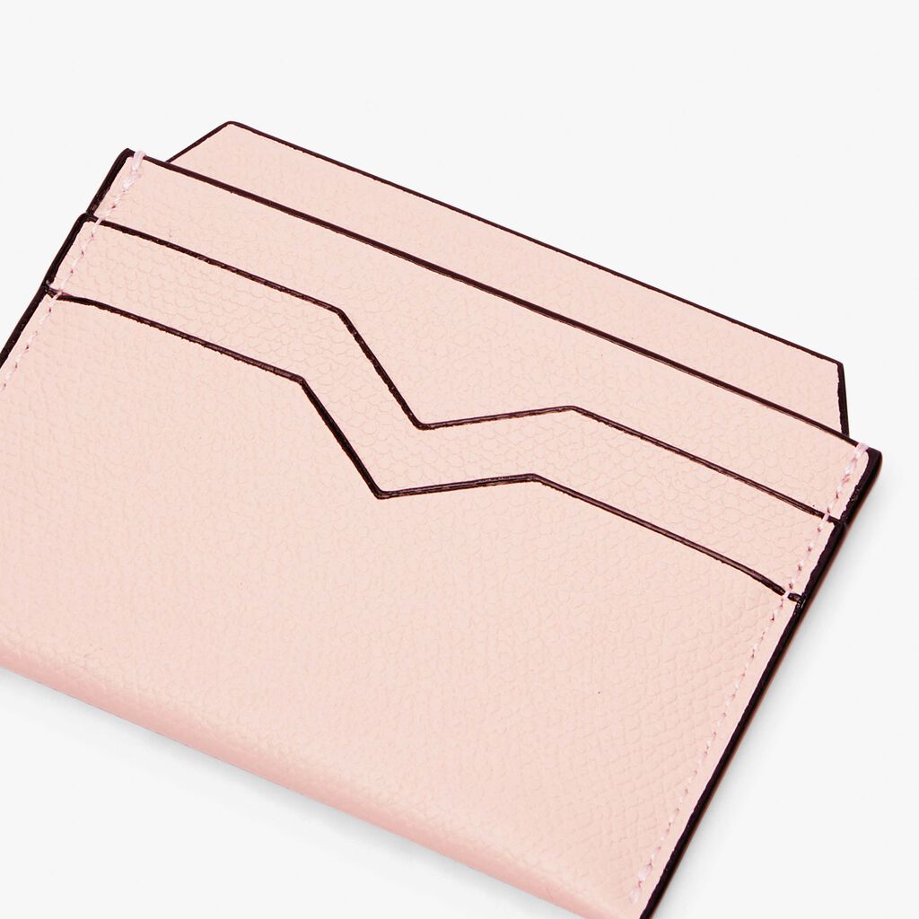 Valextra Portatessere e carte di credito in Pelle Rosa | Valextra Trasporto libero internazionale