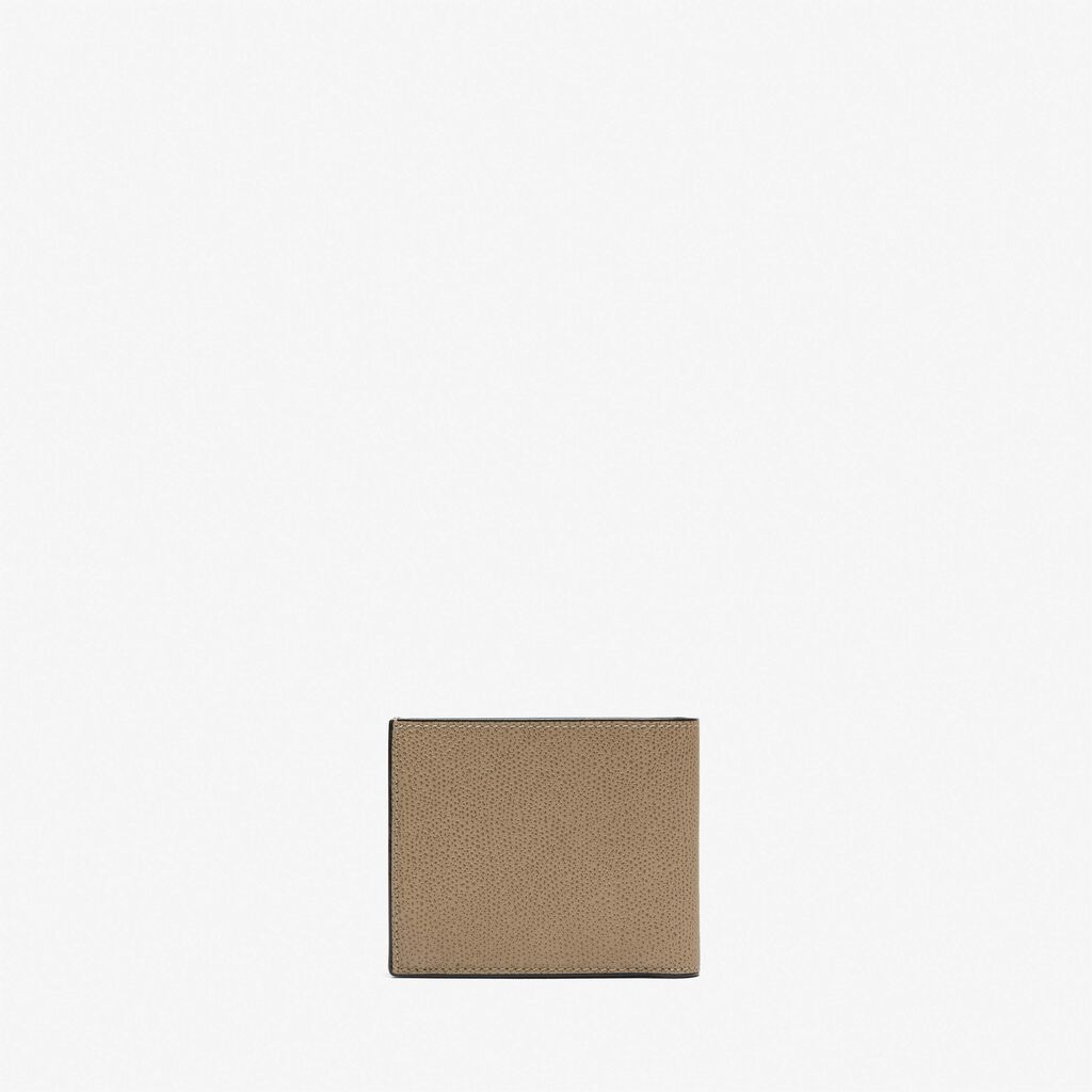 Valextra Portafoglio con portatessere in Pelle Marrone Tortora | Valextra Duty-free