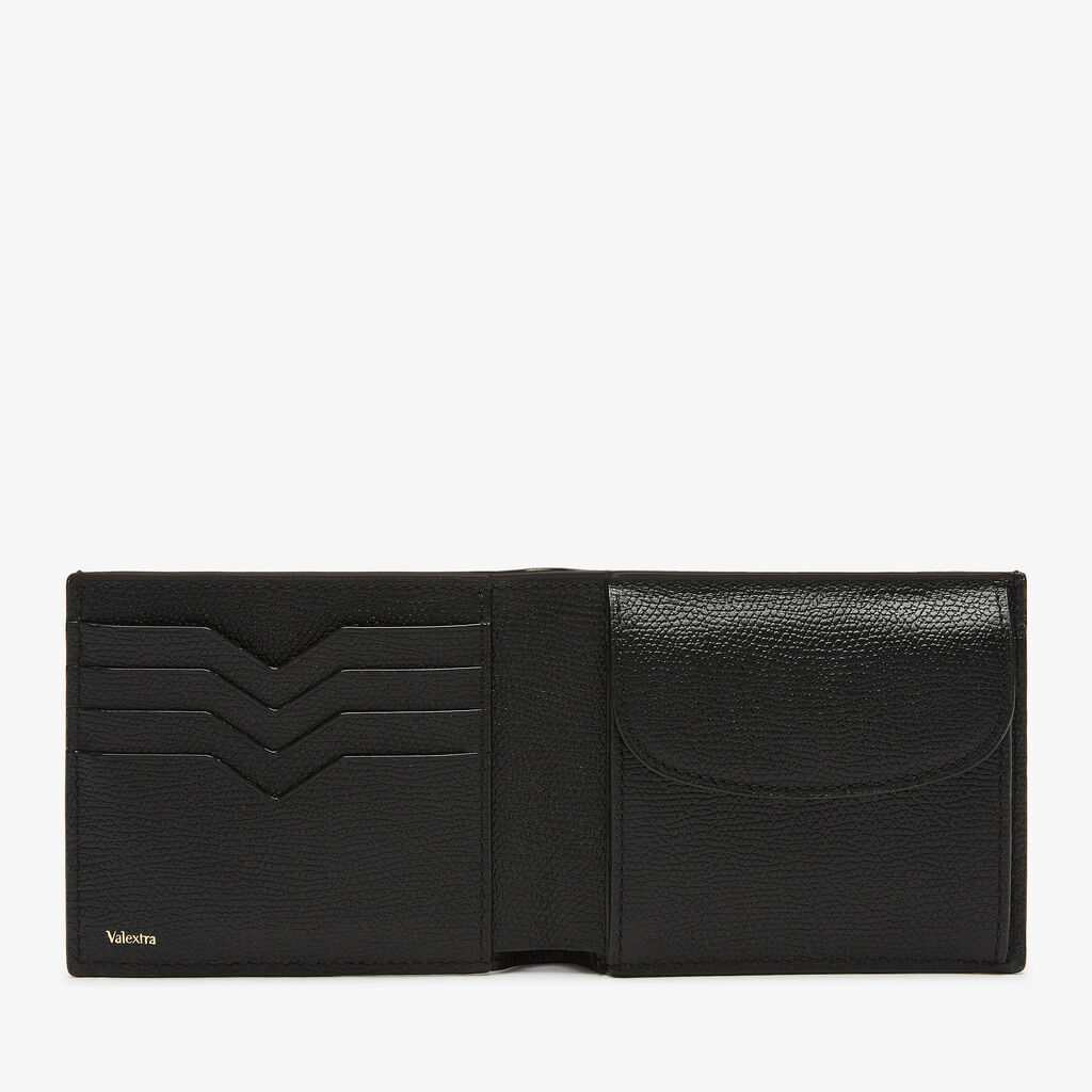 Valextra Portafoglio con portacarte in Pelle Nera | Valextra 50% di sconto per tempo limitato
