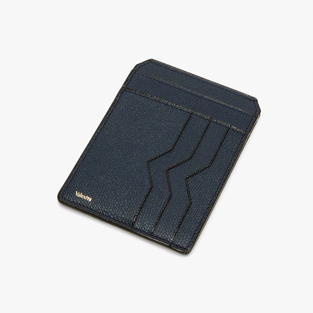 Valextra Porta carte e documenti in Pelle Blu | Valextra 2025