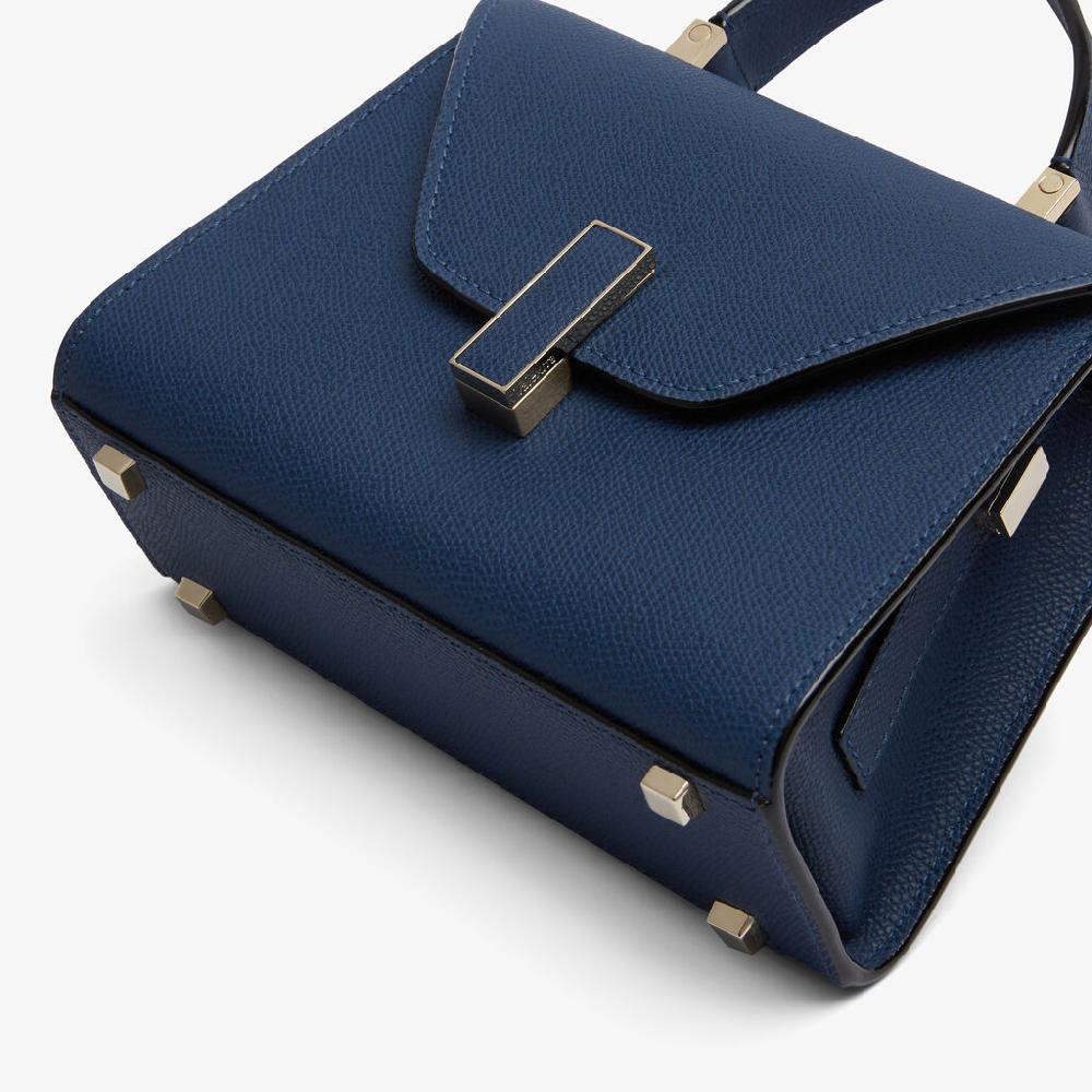 Valextra Borsa a tracolla Donna in Pelle Blu Zaffiro | Valextra Iside Vendita