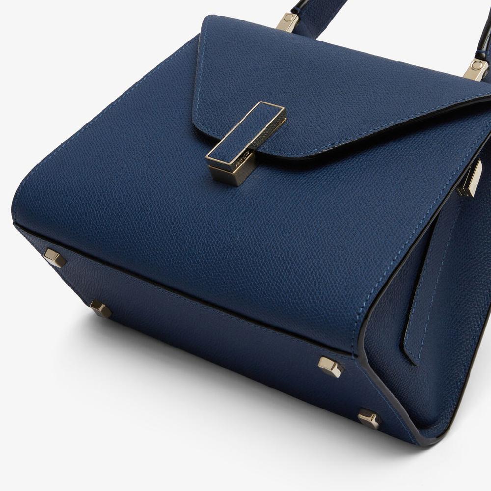 Valextra Borsa a mano Donna di Lusso in Pelle Blu Zaffiro | Valextra Iside Promozione