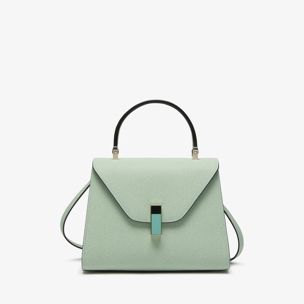 Valextra Borsa a mano da Donna in Pelle Verde chiara | Valextra Iside Acquista Ora