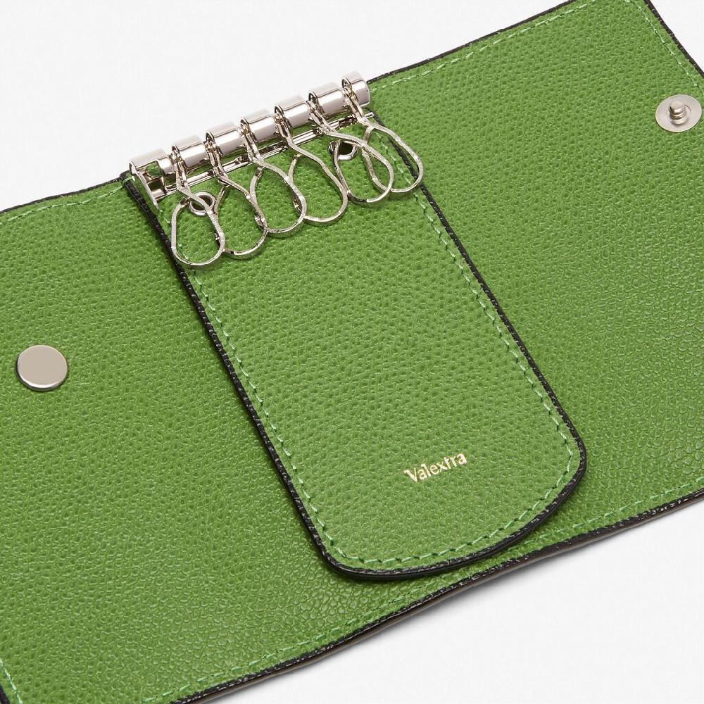 Valextra Portachiavi con 6 ganci in Pelle Verde | Valextra Hotsell