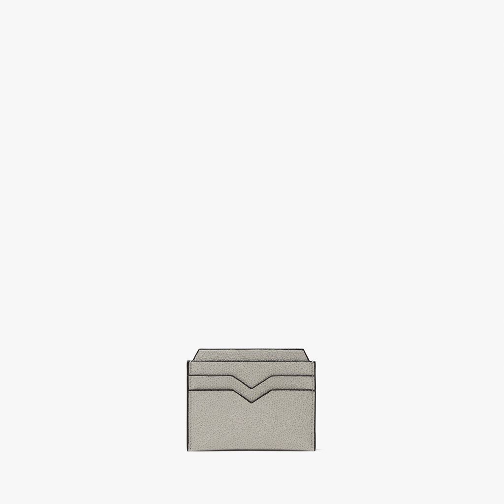 Valextra Portatessere compatto in Pelle Grigio chiaro | Valextra Vendite Flash
