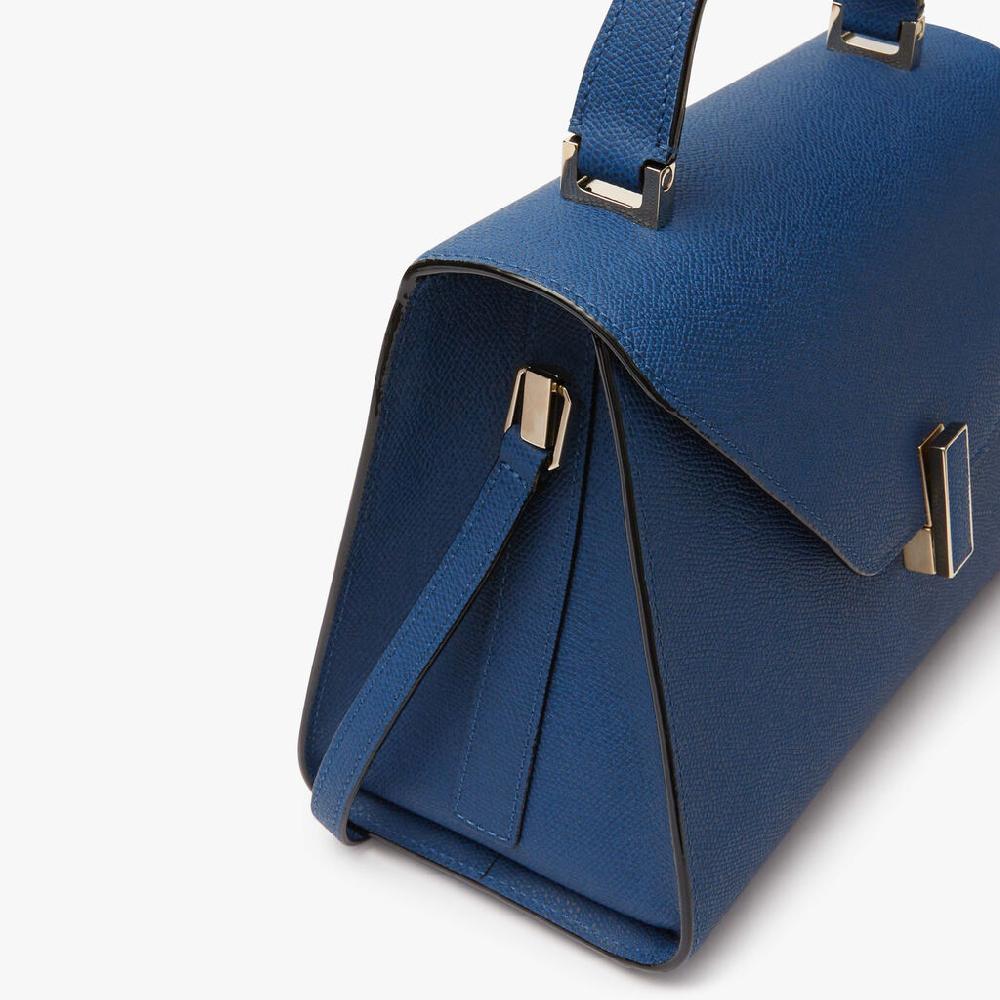 Valextra Borsa a mano da Donna in Pelle Blu Zaffiro | Valextra Iside Sconto di tempo limitato