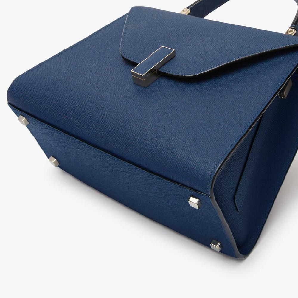 Valextra Borsa a mano da Donna in Pelle Blu Zaffiro | Valextra Iside Sconto di tempo limitato