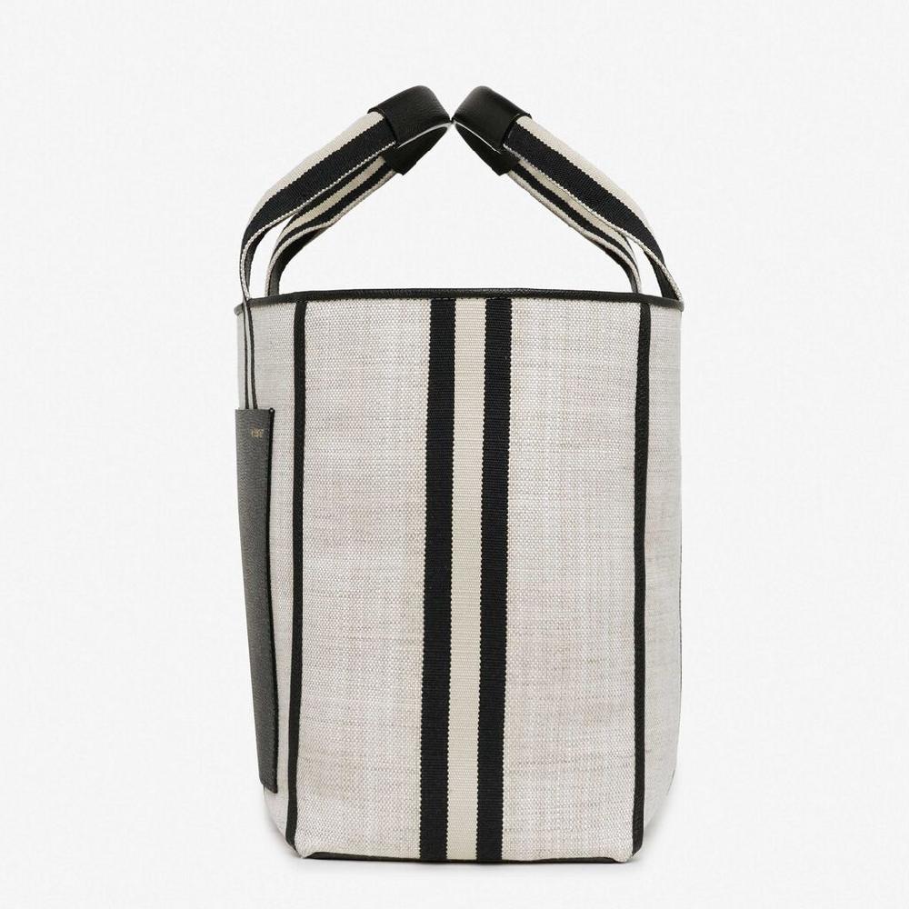 Valextra Tote bag Media in Tessuto Marrone | Valextra Flash Sale